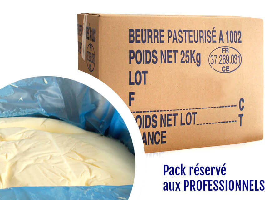 Beurre extra-fin Verneuil Professionnel Vrac 25kg