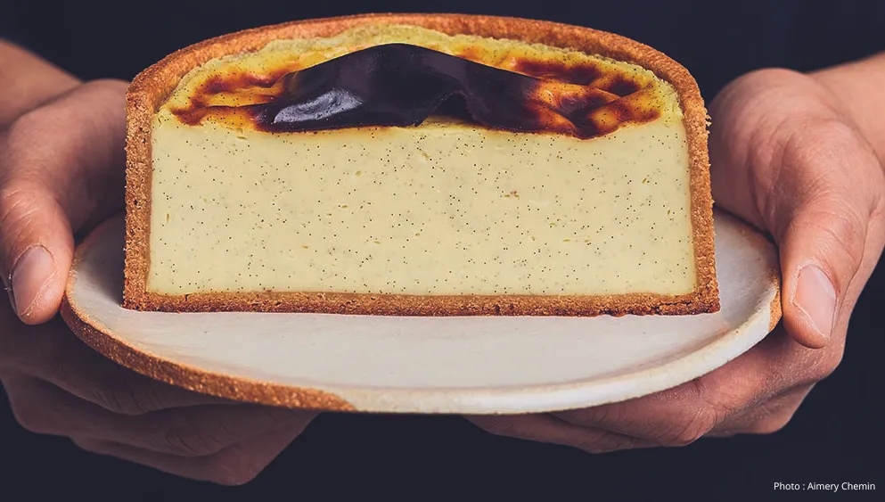 Flan vanille du chef pâtissier Ju Chamalo