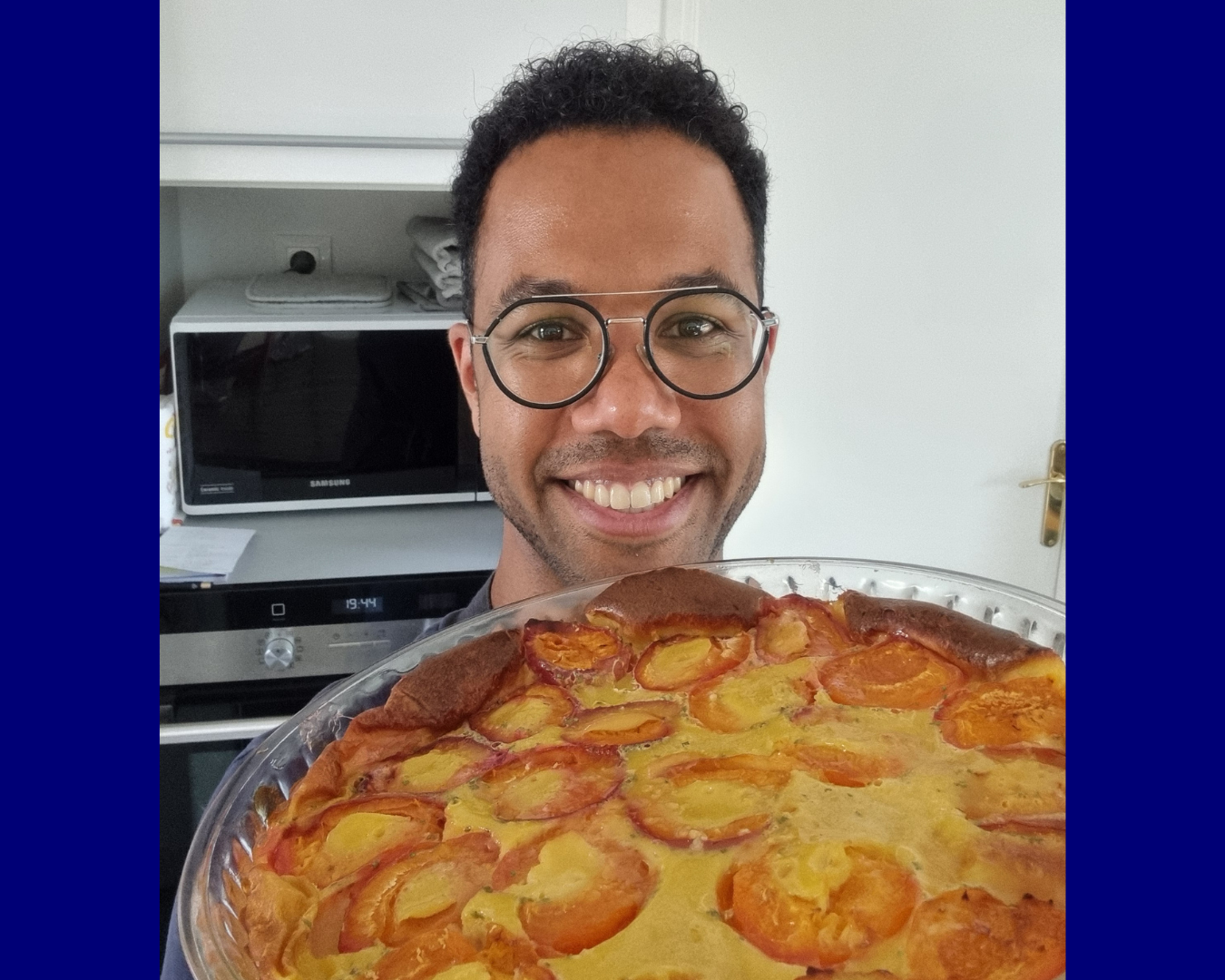 Fabien Sodji recette clafoutis aux abricots lait de Verneuil